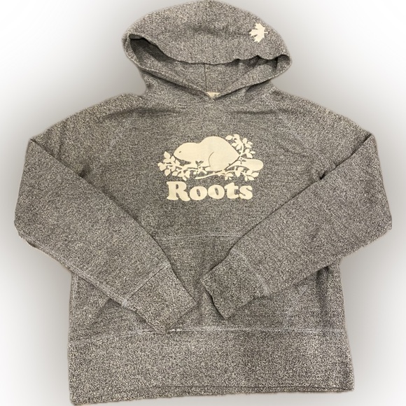 Women’s salt and pepper Roots hoody - Picture 1 of 3